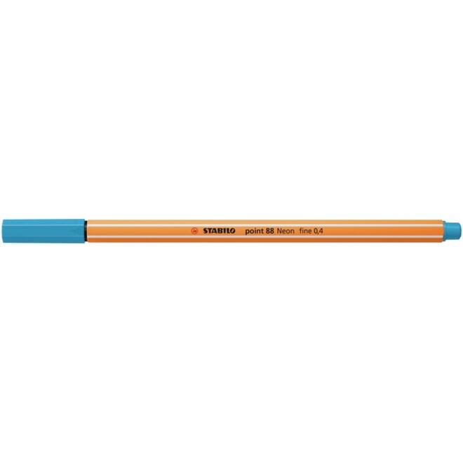 Fineliner STABILO point 88/031 fijn neon blauw