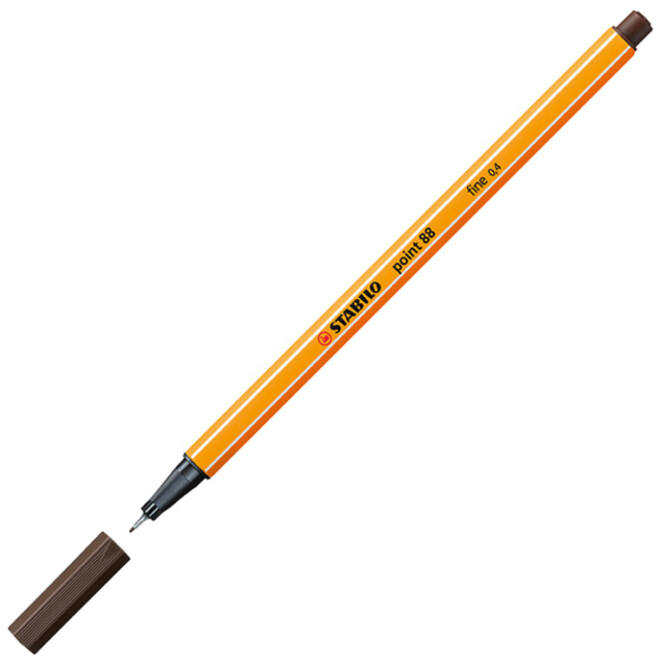 Fineliner STABILO point 88/65 fijn amber
