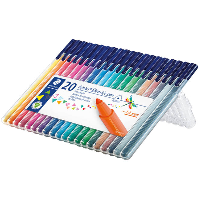 Kleurstift Staedtler 323 Triplus color à 20 kleuren