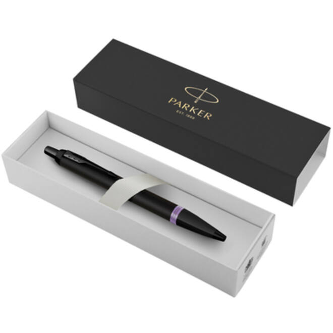 Balpen Parker IM black purple vibrant ring medium