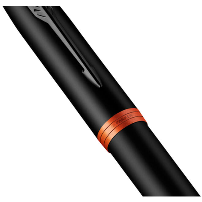 Rollerpen Parker IM black orange vibrant ring fijn