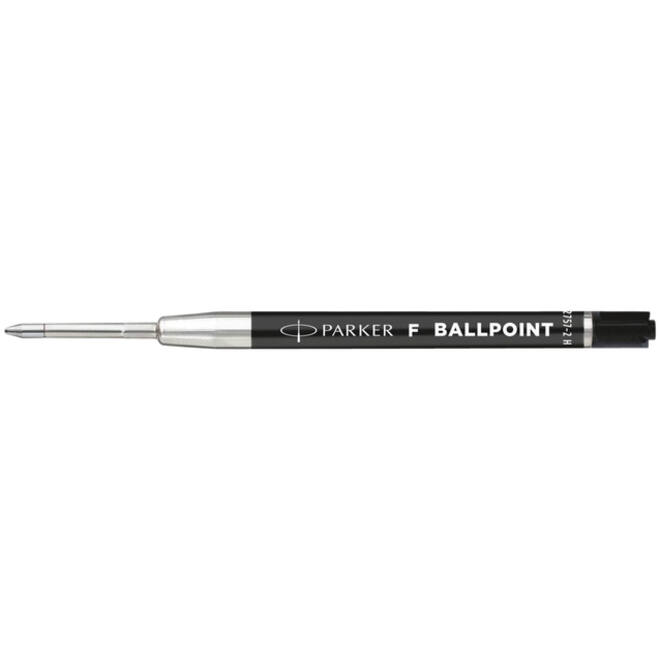 Balpenvulling Parker Economic fijn zwart blister à 2 stuks