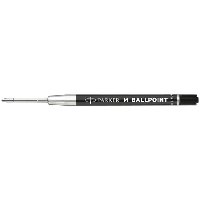 Balpenvulling Parker Economic medium zwart blister à 2 stuks