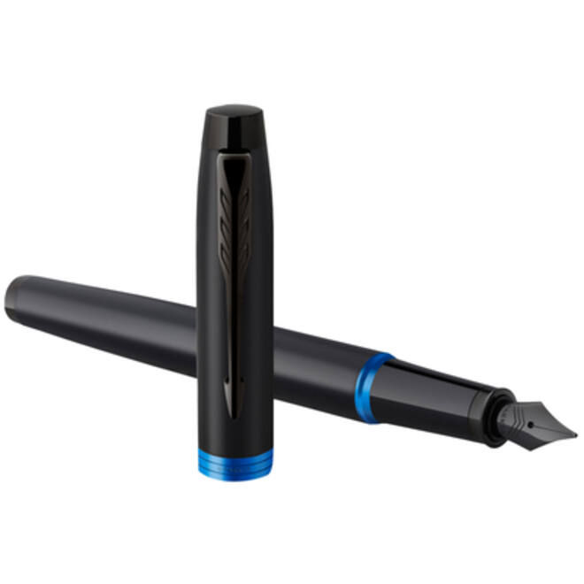 Vulpen Parker IM black blue vibrant ring fijn
