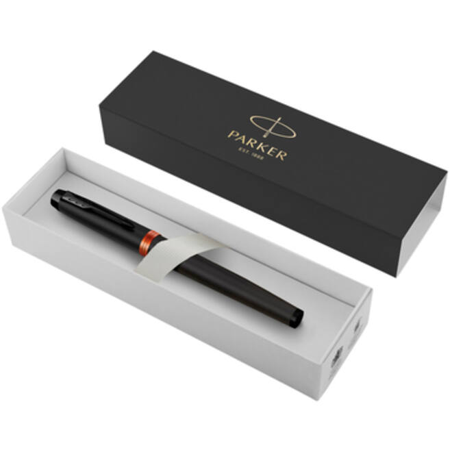 Vulpen Parker IM black orange vibrant ring fijn