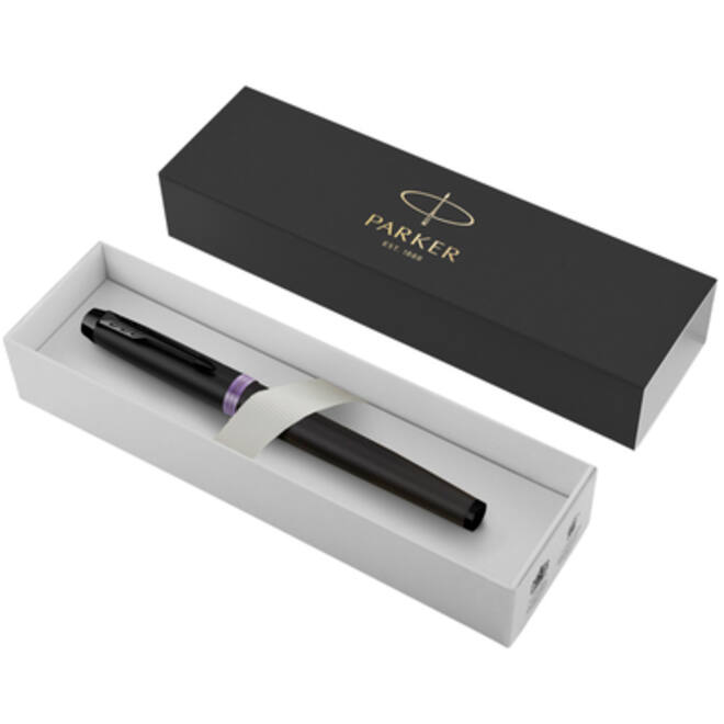 Vulpen Parker IM black purple vibrant ring fijn