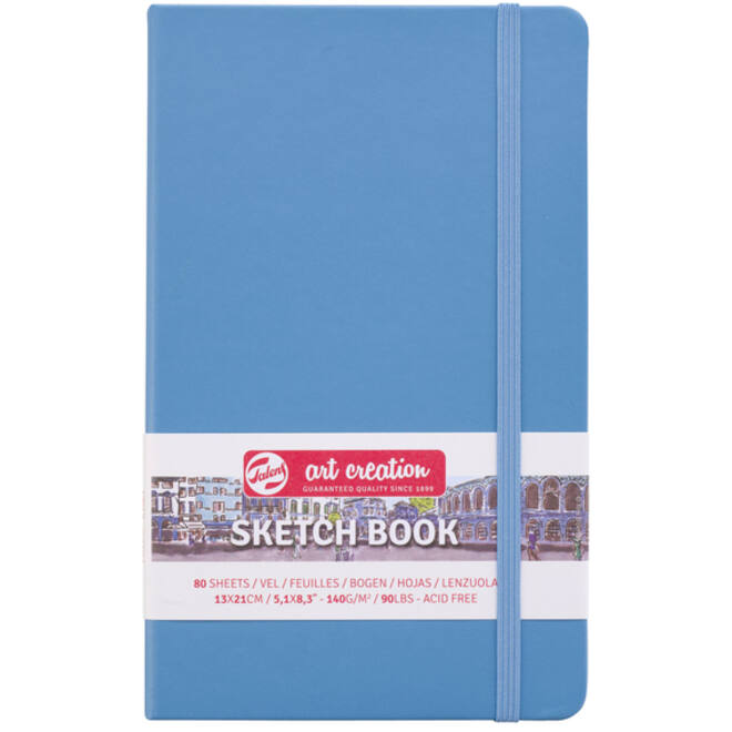 Schetsboek Talens Art Creation blauw 13x21cm 140gr 80vel