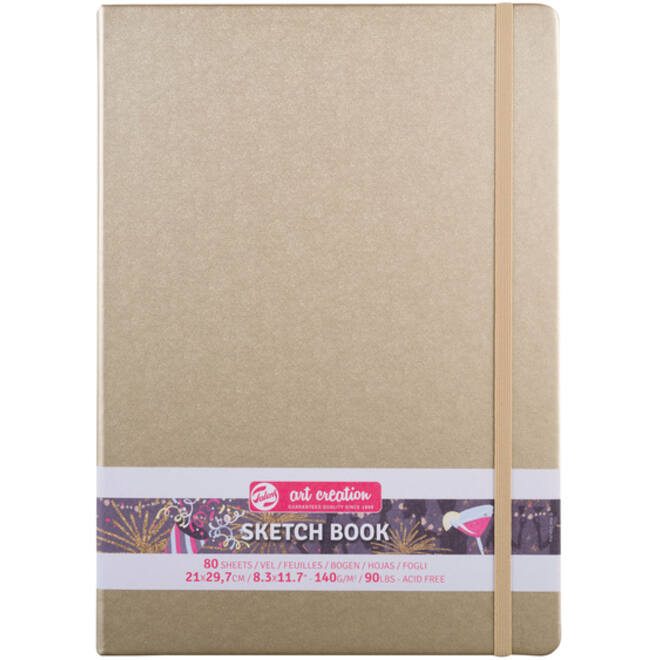 Schetsboek Talens Art Creation goudgeel 21x30cm 140gr 80vel