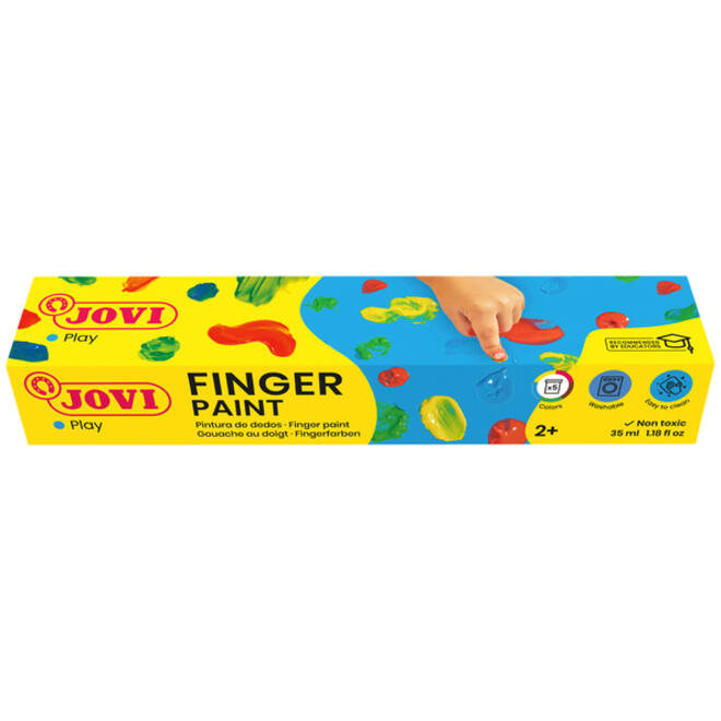 Vingerverf Jovi 35ml assorti set à 5 potjes