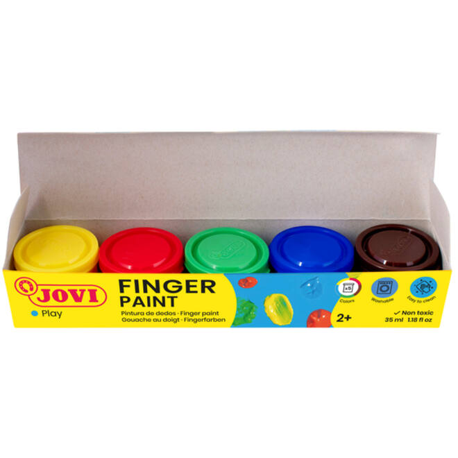 Vingerverf Jovi 35ml assorti set à 5 potjes