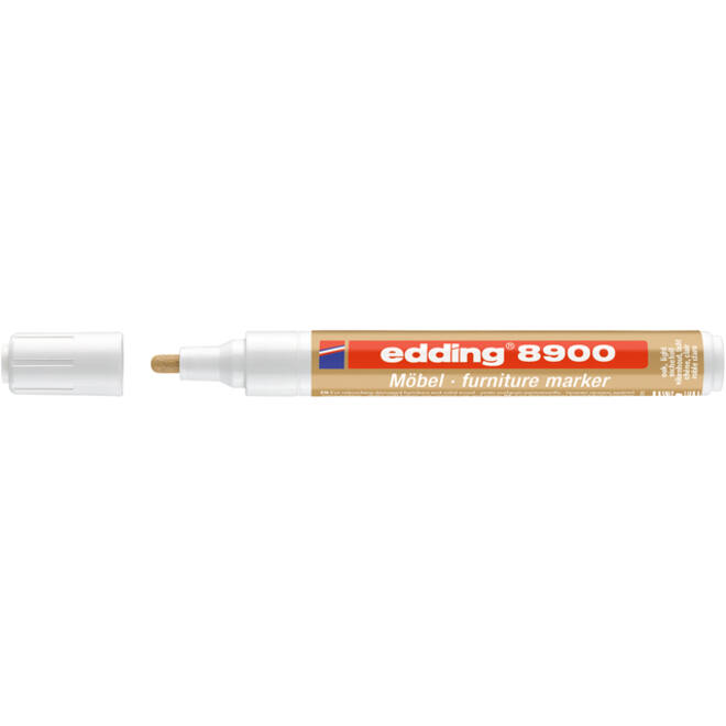 Viltstift edding 8900 meubel rond 1.5-2mm licht eikenhout blister à 1 stuk