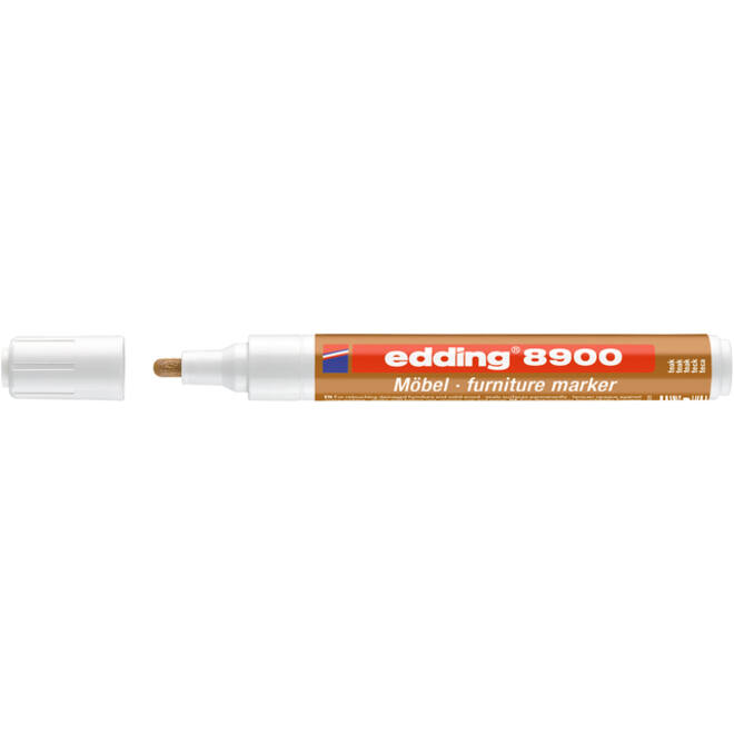 Viltstift edding 8900 meubel rond 1.5-2mm teak blister à 1 stuk
