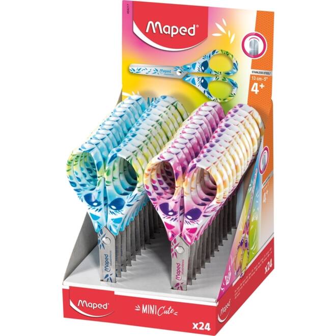 Schaar Maped Mini Cute 13cm display á 24 stuks assorti