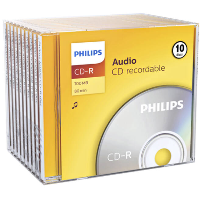 CD-R Philips 80Min audio JC (10)