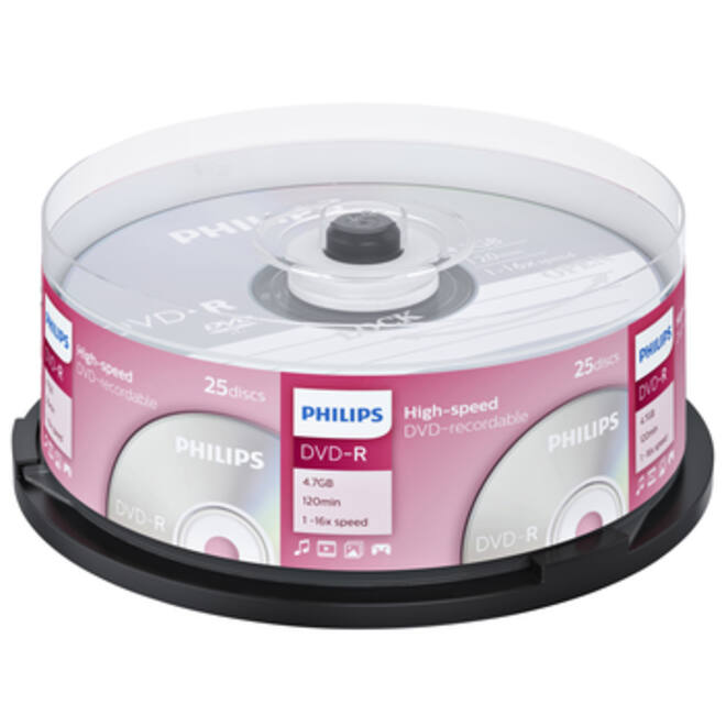DVD-R Philips 4.7GB 16x SP (25)