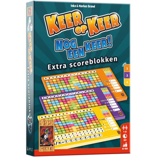 Scoreblok Keer op Keer level 2,3 en 4
