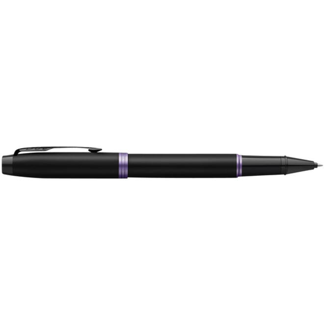 Rollerpen Parker IM black purple vibrant ring fijn