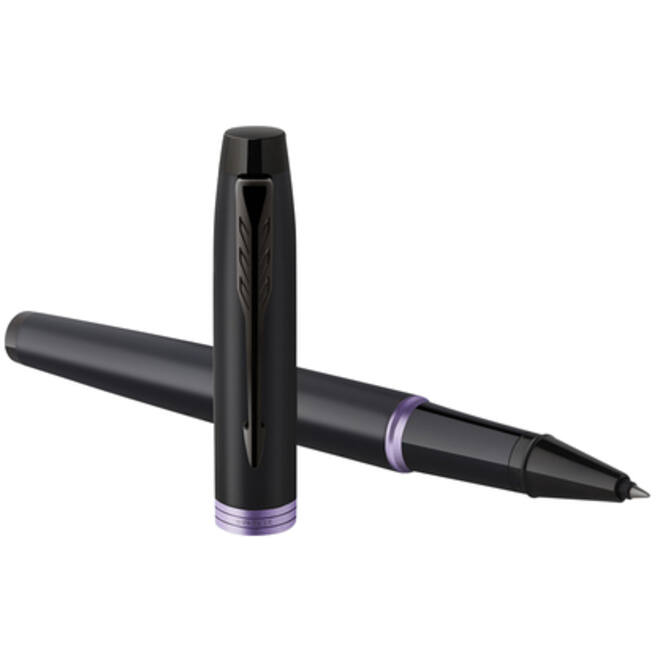 Rollerpen Parker IM black purple vibrant ring fijn