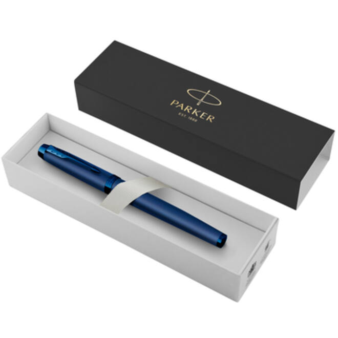 Rollerpen Parker IM Monochrome blue fijn