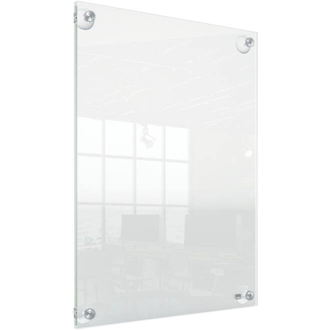 Infobord Nobo Premium Plus A3 acryl wand verplaatsbaar