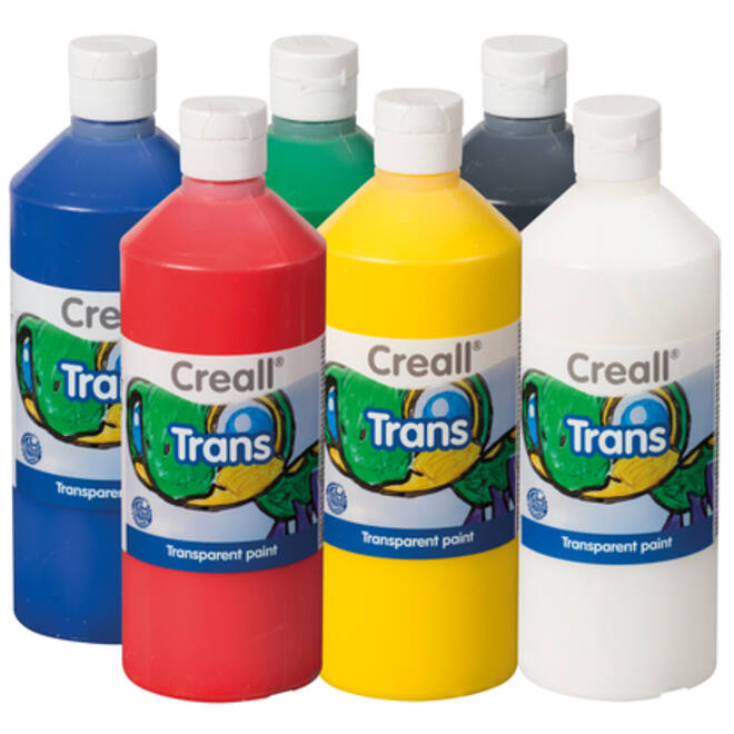 Raamverf Creall Trans blauw 500ml