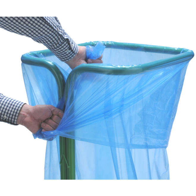 Zakhouder Vepa Bins zelfklemmend 400 liter groen
