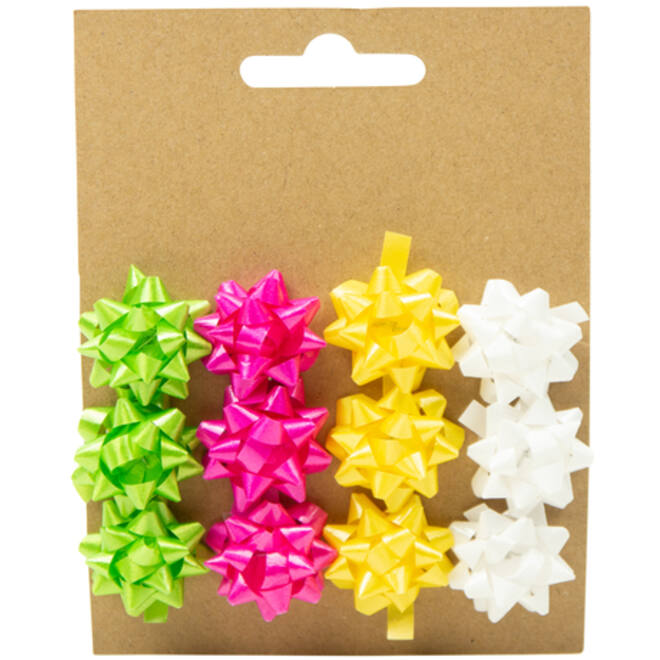Mini strikken groen/roze/geel/wit