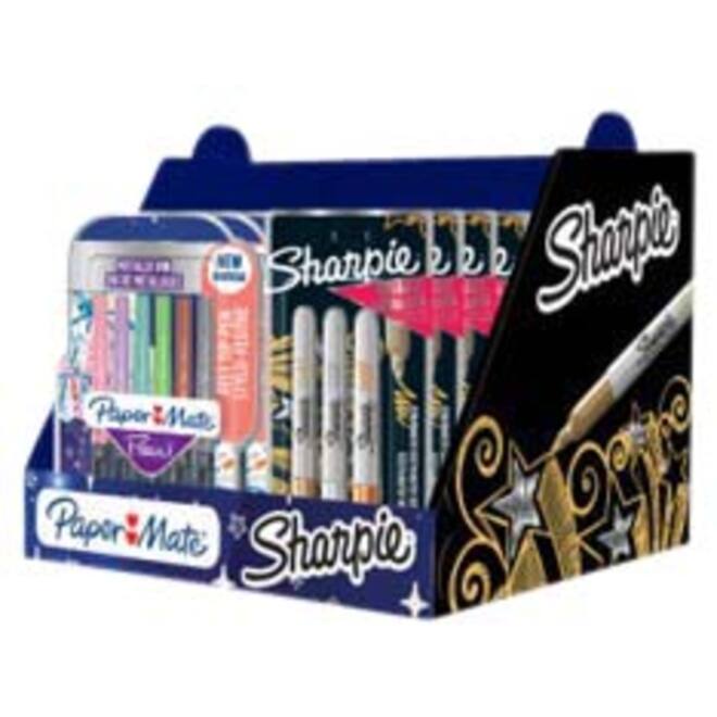 Viltstift Sharpie en Paper Mate Flair metallic assorti