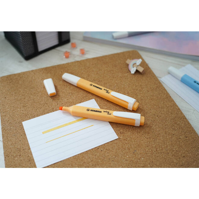 Markeerstift STABILO Swing cool 275/125 pastel zacht oranje