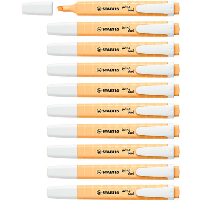 Markeerstift STABILO Swing cool 275/125 pastel zacht oranje