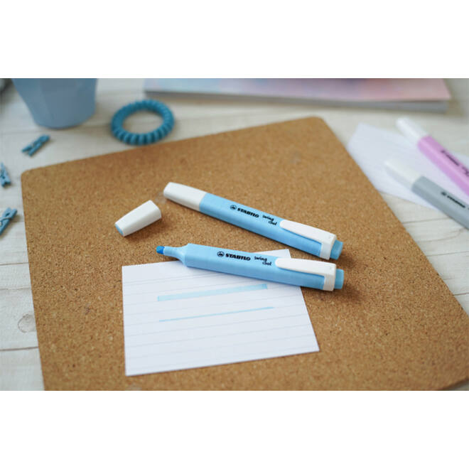 Markeerstift STABILO Swing cool 275/112 pastel luchtig blauw