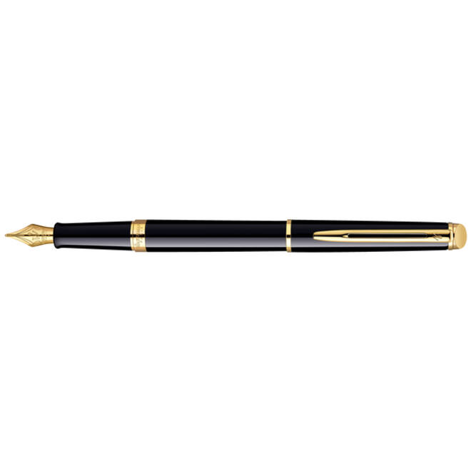 Vulpen Waterman Hémisphère black lacquer GT medium