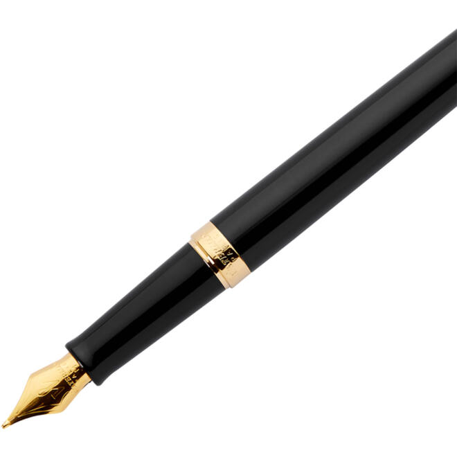 Vulpen Waterman Hémisphère black lacquer GT medium