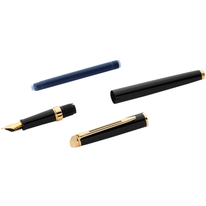 Vulpen Waterman Hémisphère black lacquer GT medium