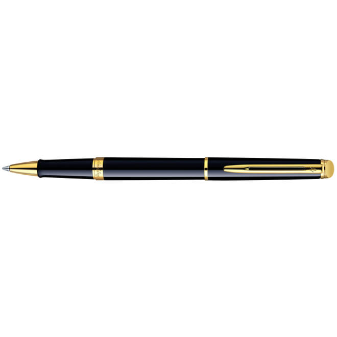 Rollerpen Waterman Hémisphère black lacquer GT fijn