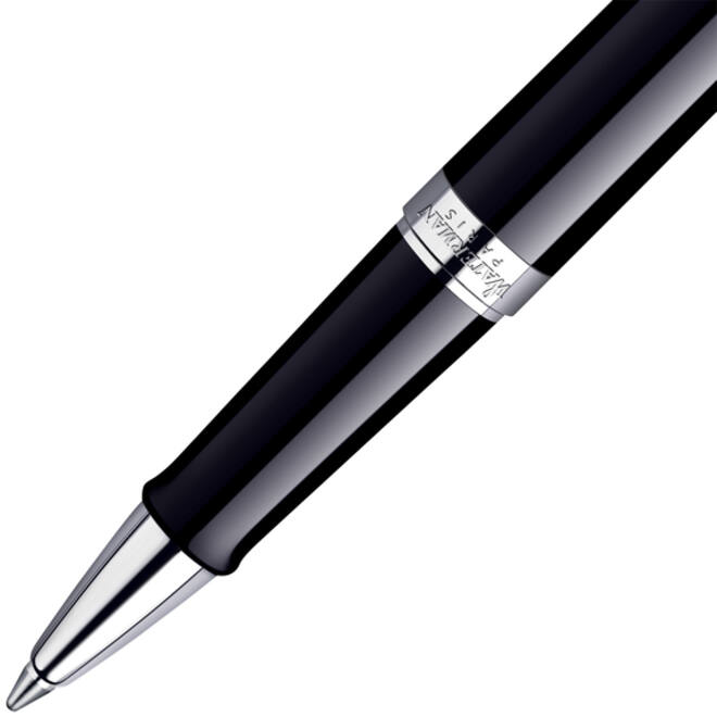 Rollerpen Waterman Hémisphère black lacquer CT fijn