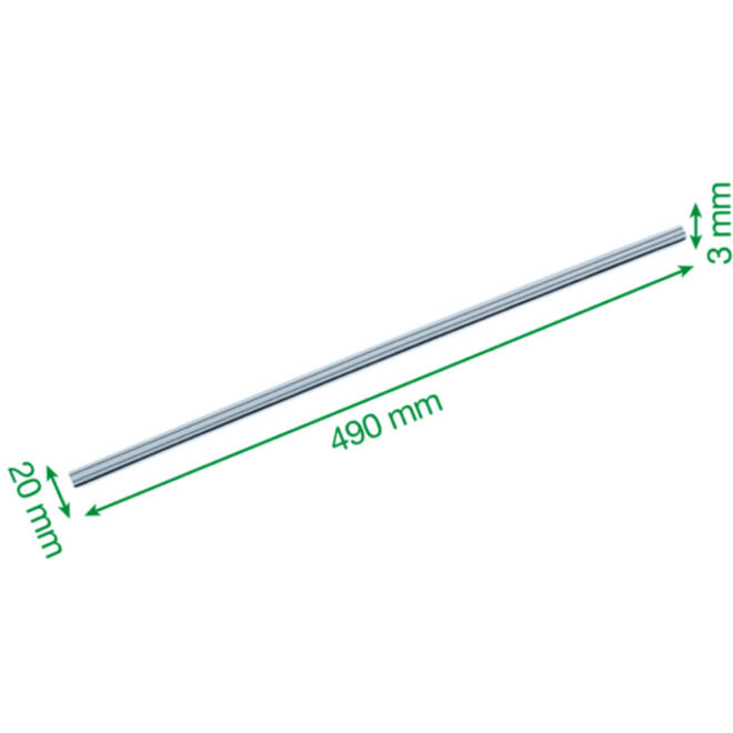 Mesgeleider voor rolsnijmachine Leitz Precision Office A3 2 stuks