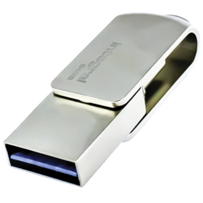 USB-stick Integral 3.0 USB-360-C Dual 64GB