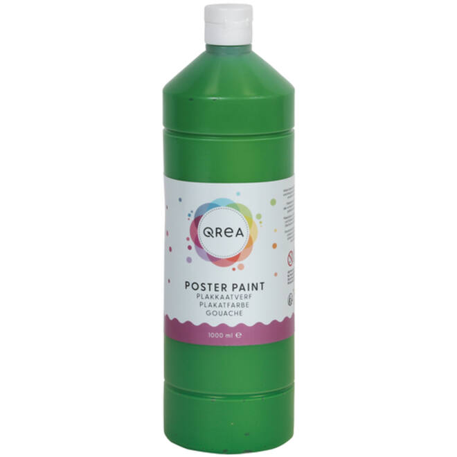 Plakkaatverf Qrea middengroen 1000ml