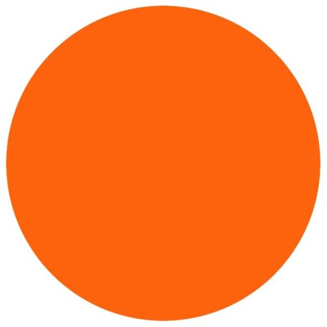 Plakkaatverf Qrea oranje 1000ml