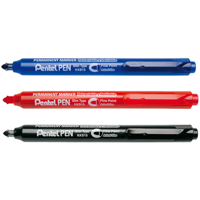 Viltstift Pentel NXS15 1mm blauw