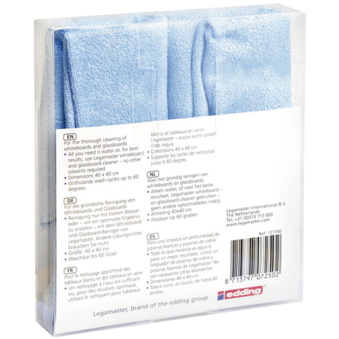 Microvezeldoek Legamaster 40x40cm 2 stuks