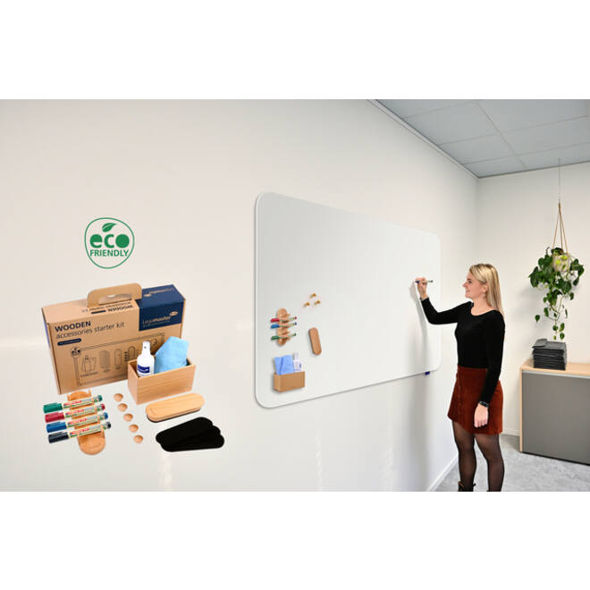 Whiteboard accessoire starter kit Legamaster WOODEN