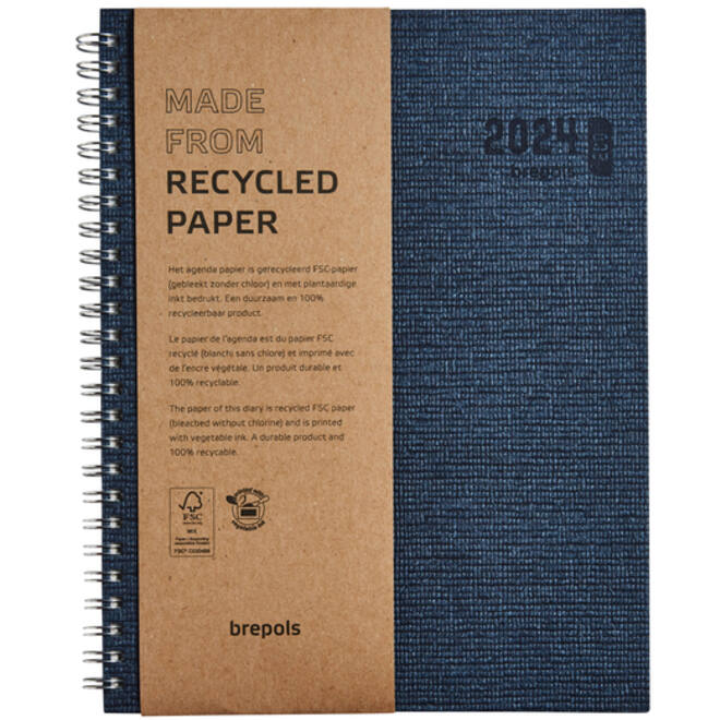 Agenda 2027 Brepols Ecotiming Kazar 7dagen/2pagina's spiraal assorti