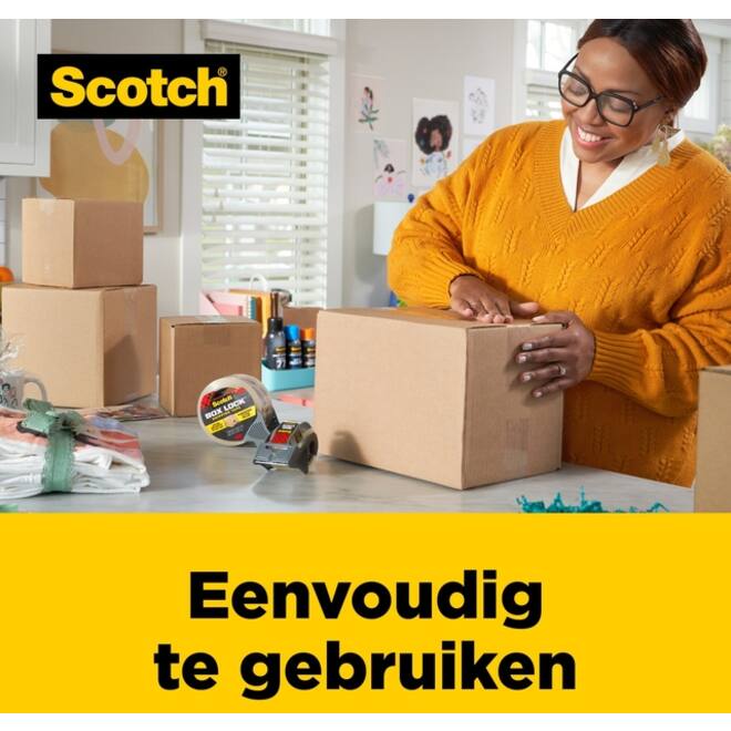 Verpakkingstape Scotch Box Lock 3950-EF 48mmx50m