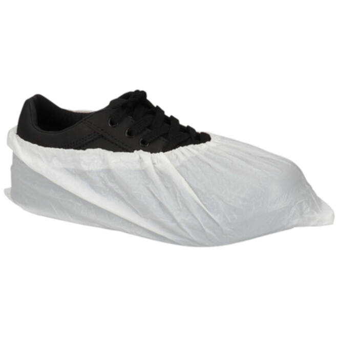 Schoenovertrek CMT 70mu geruwd maat 36-46 CPE wit