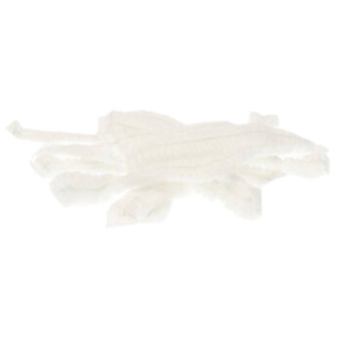 Haarnet CMT clip non-woven L 53cm PP wit