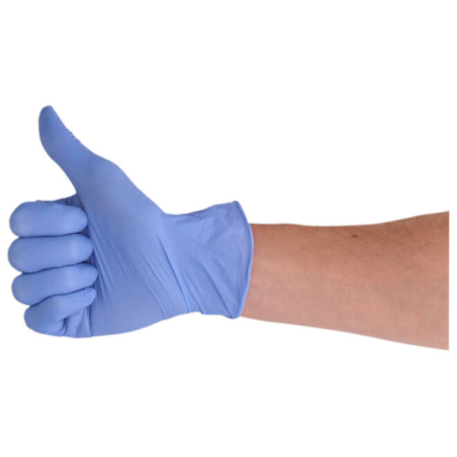 Handschoen CMT S soft nitril violet
