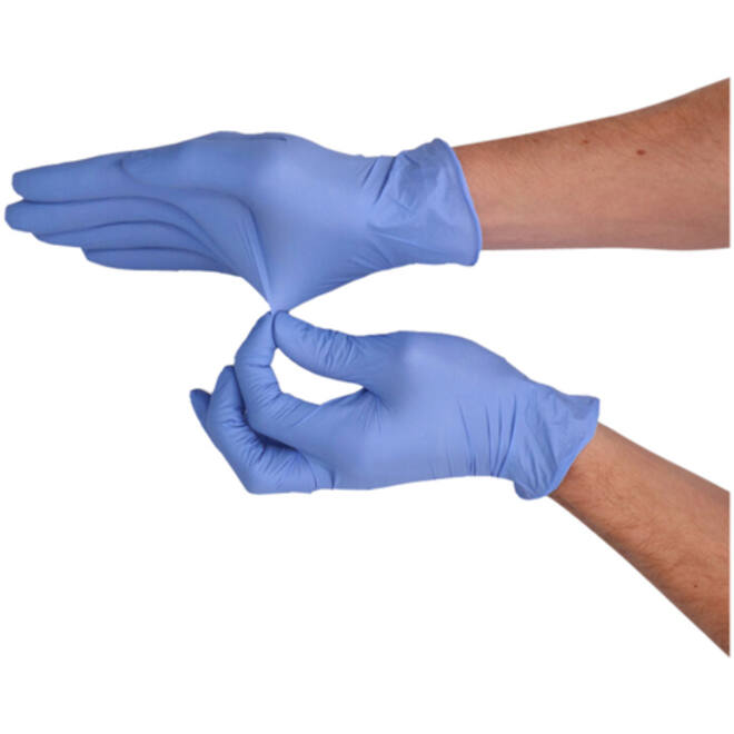 Handschoen CMT S soft nitril violet