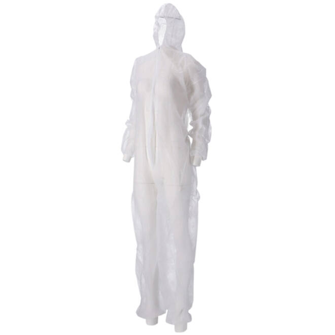 Overall CMT L non-woven ritssluiting PP wit
